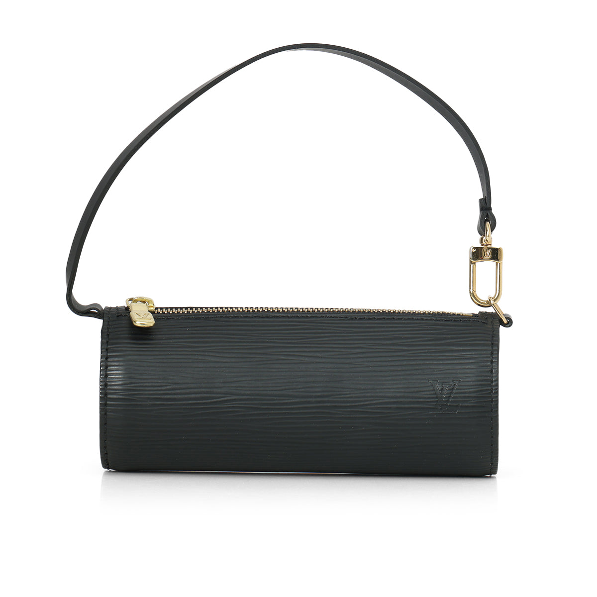 Black Epi Leather Papillon Pochette