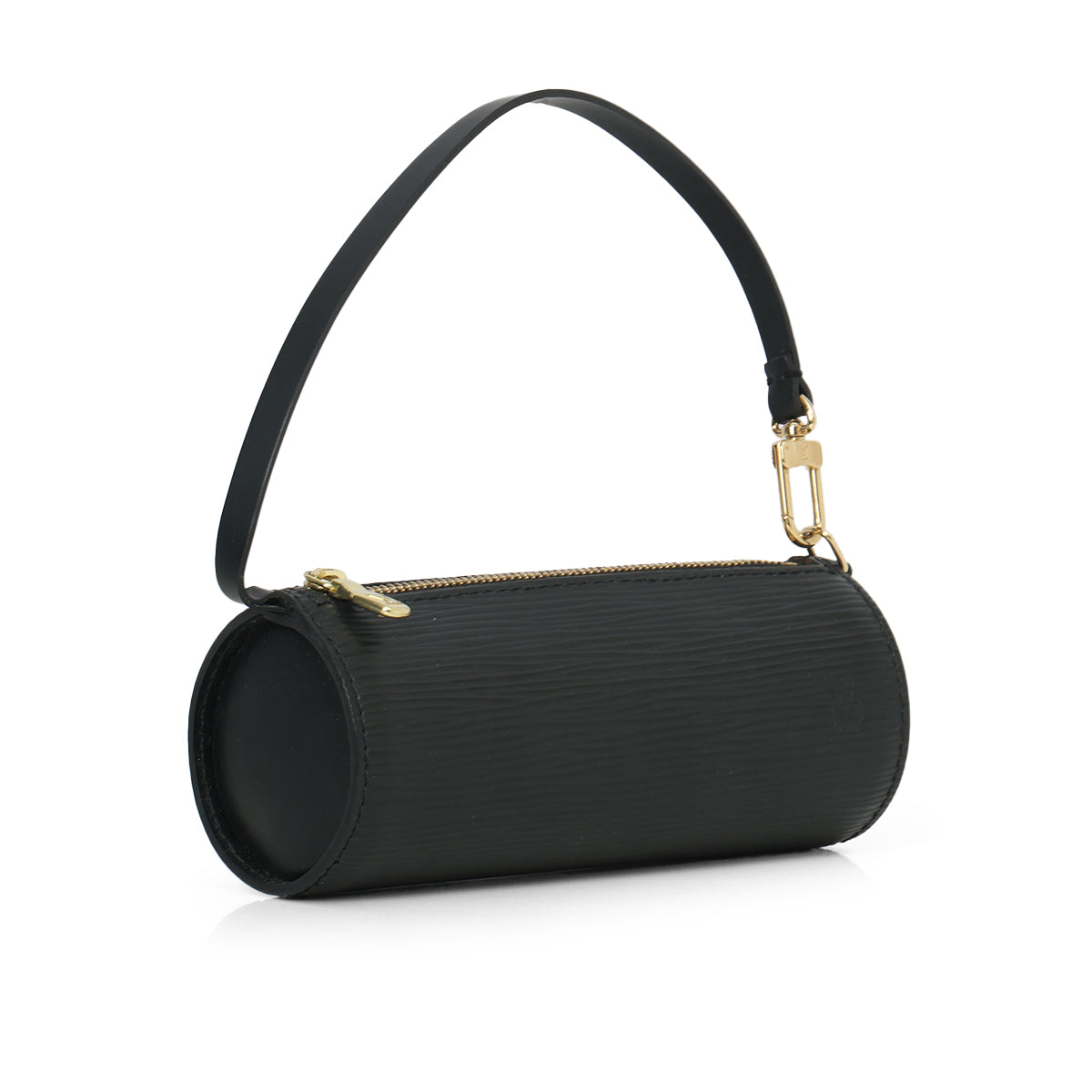 Black Epi Leather Papillon Pochette