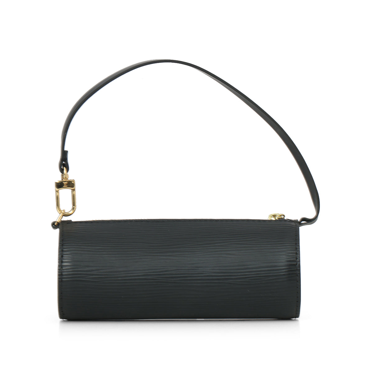 Black Epi Leather Papillon Pochette