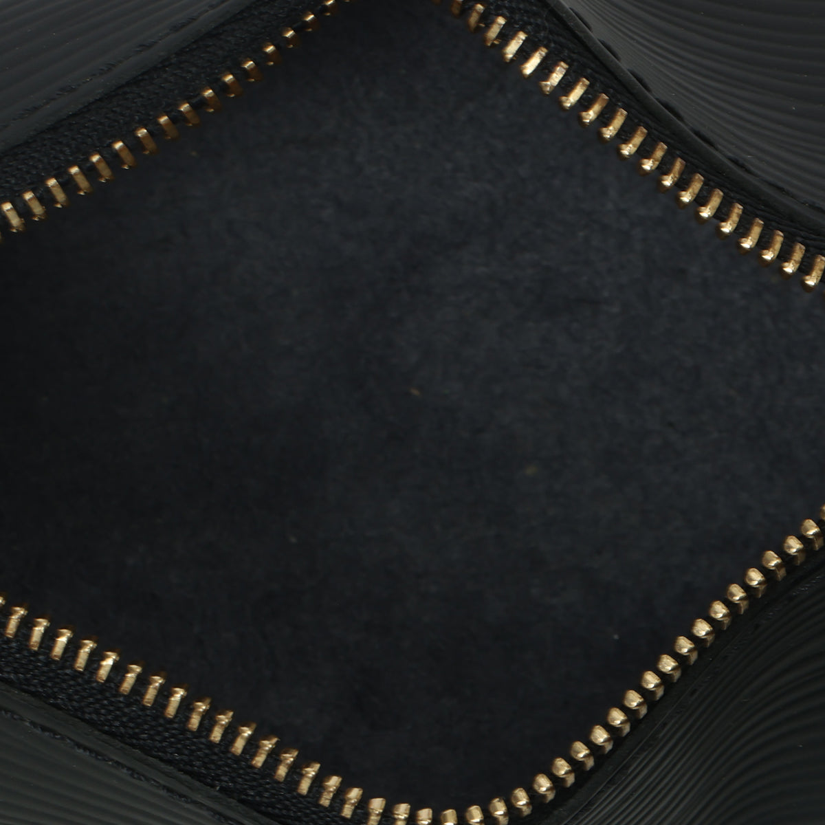 Black Epi Leather Papillon Pochette