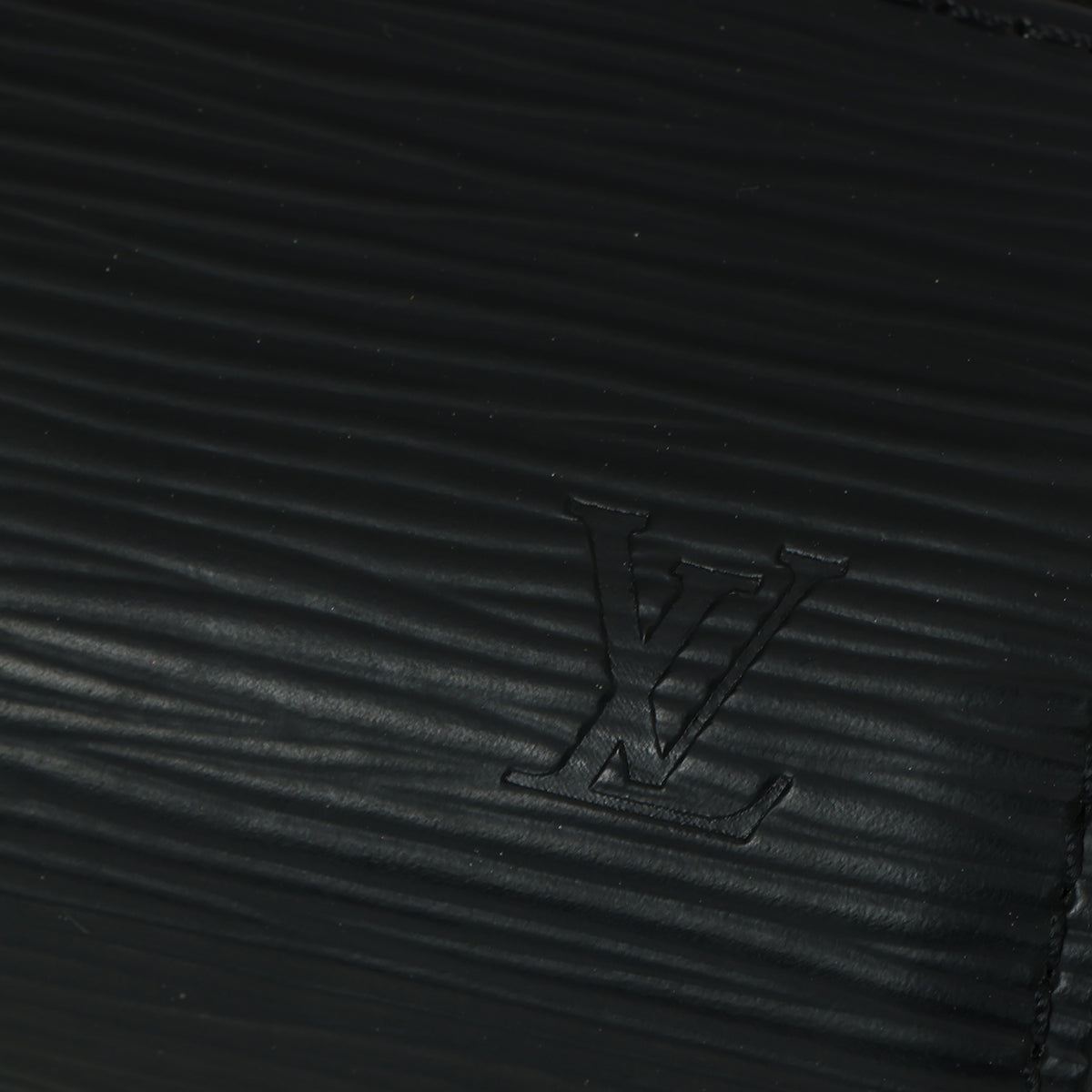 Black Epi Leather Papillon Pochette