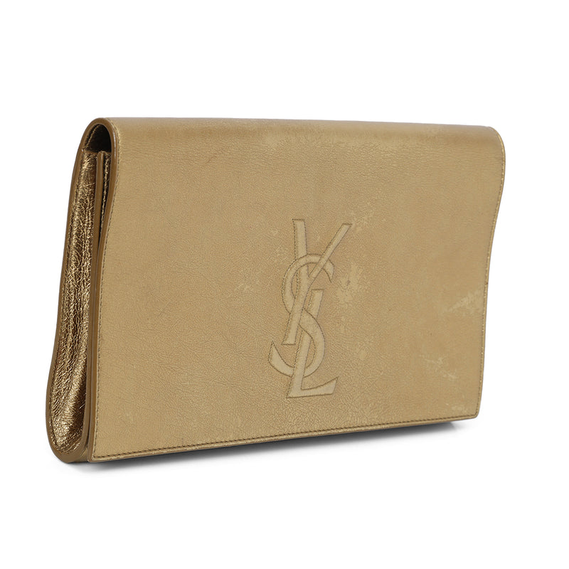 Metallic Gold Belle De Jour Clutch