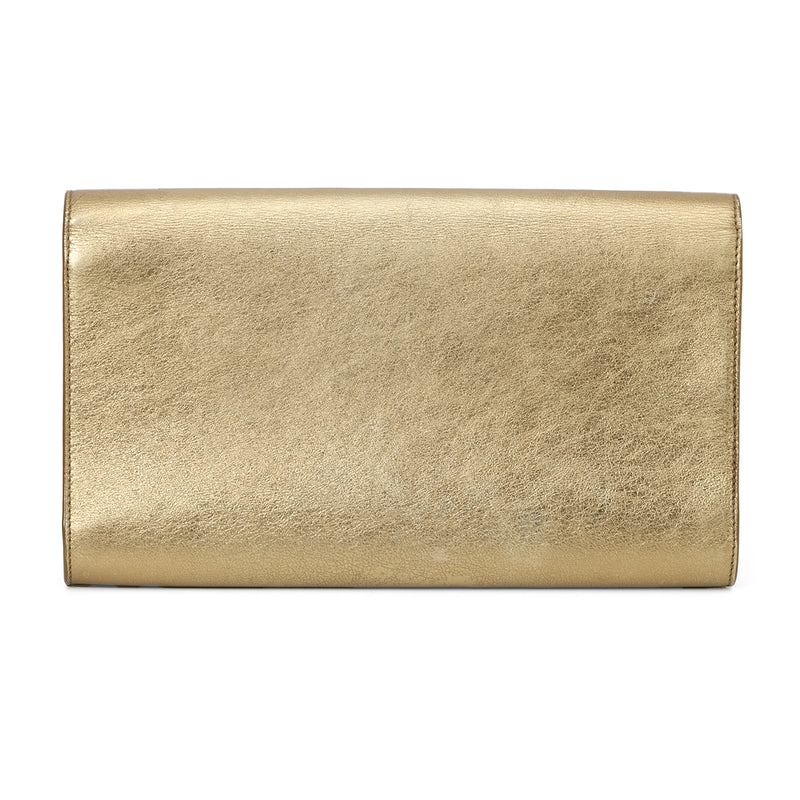 Metallic Gold Belle De Jour Clutch