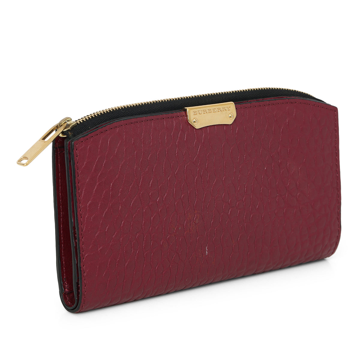 Wine Grain Leather Alvington Continental Wallet
