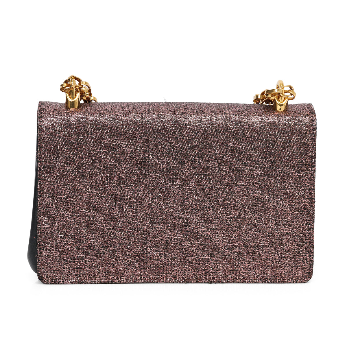 DG Girls Baroque Logo Metallic  Crossbody Bag
