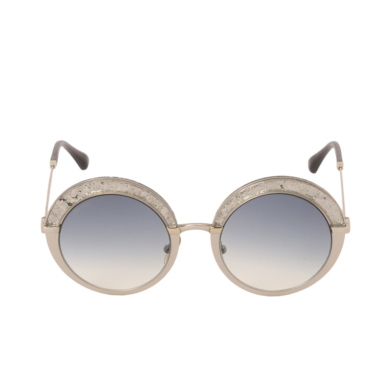 Jimmy Choo GOTHA/S 5RLK O22 145 Round Frame Sunglasses One Size