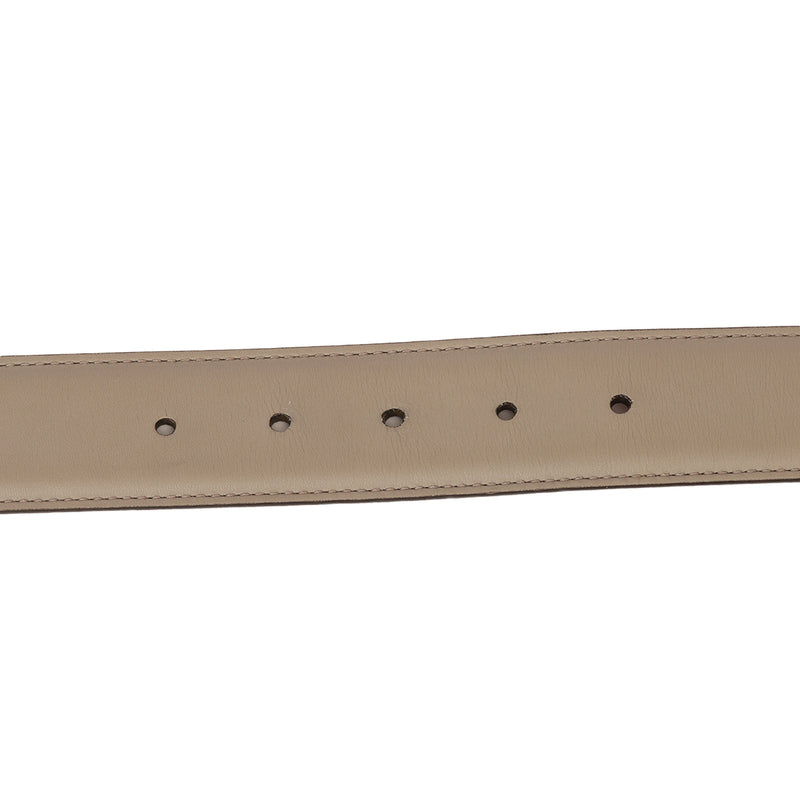 Pre-loved Gucci GG Interlocking Leather Belt Size: 32