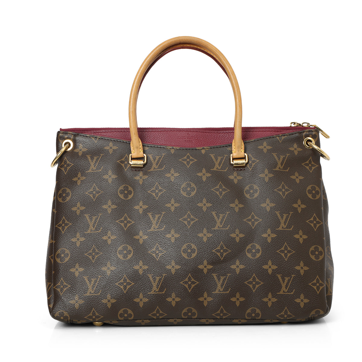 Monogram Wine Medium Pallas Bag