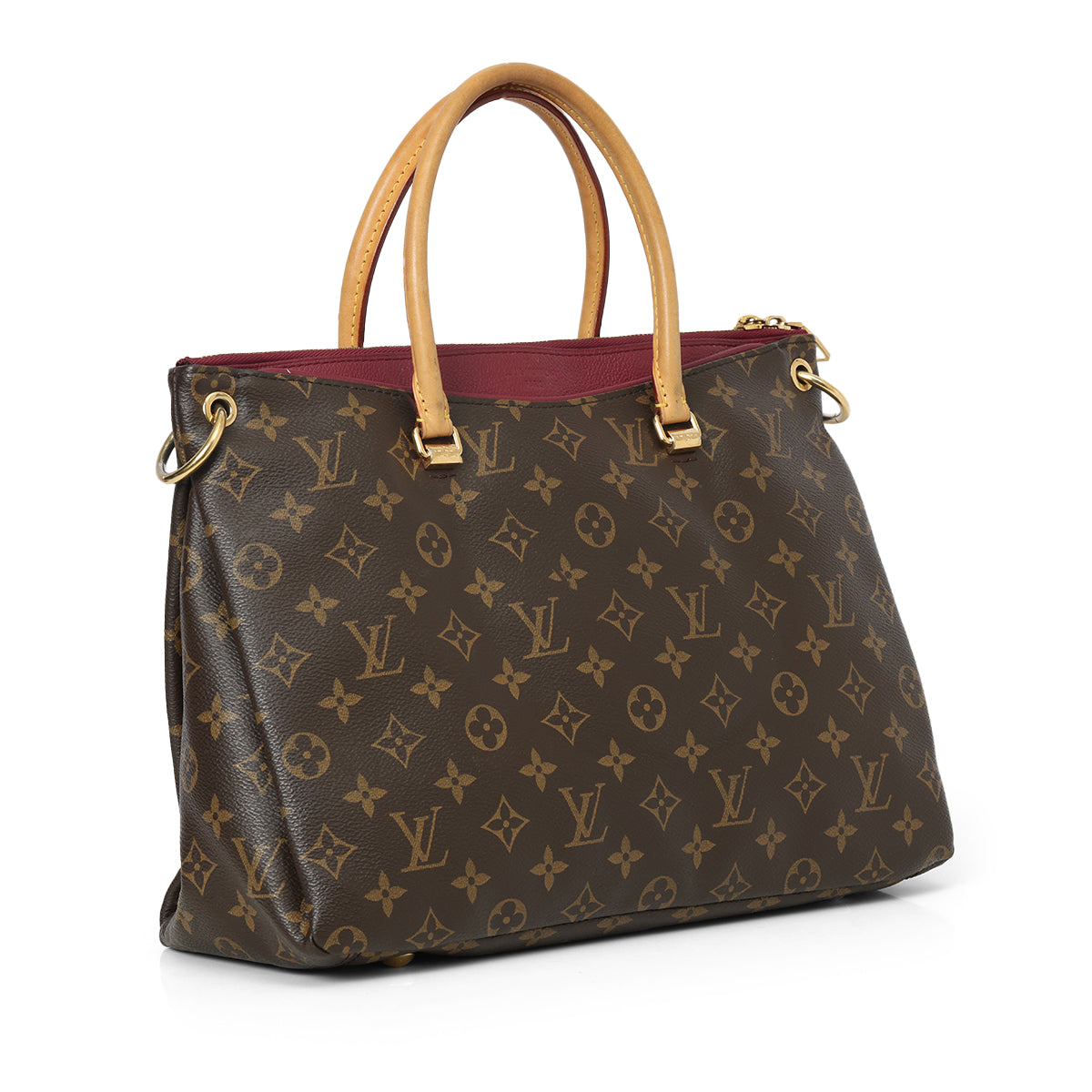 Monogram Wine Medium Pallas Bag