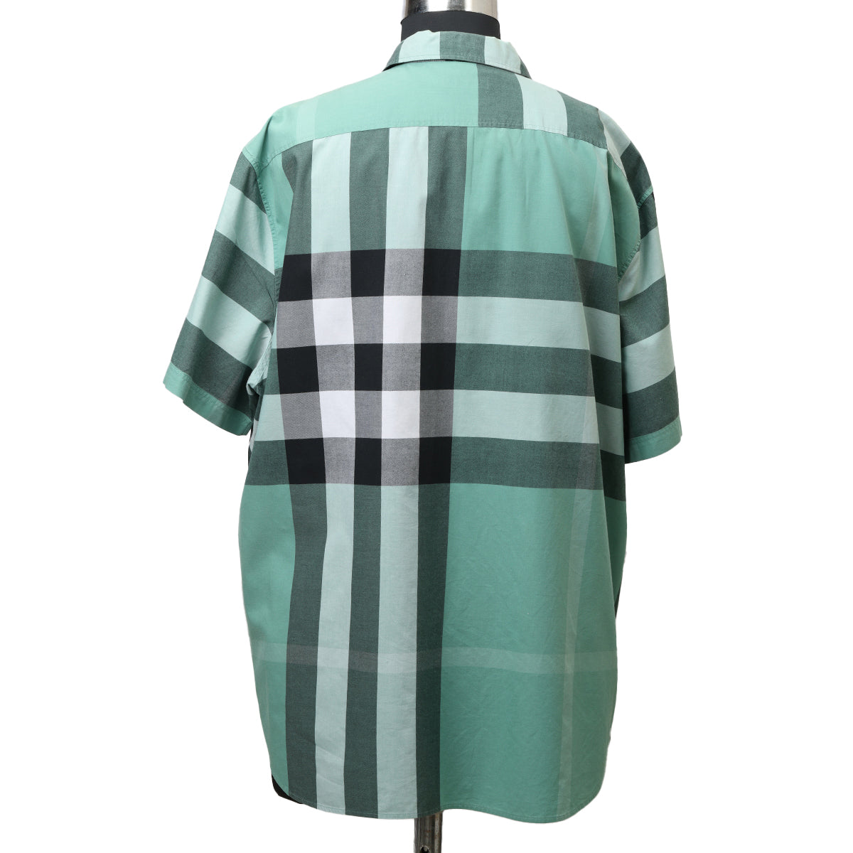 Brit Bi-color Half Sleeve Shirt in Green Size - XXXL