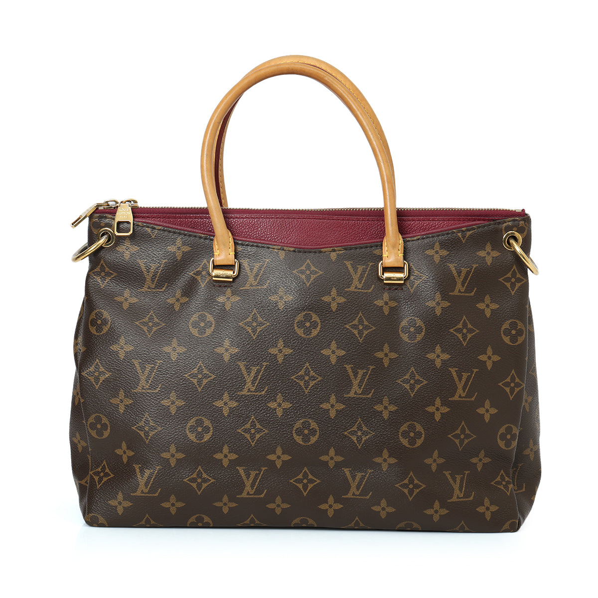 Monogram Wine Medium Pallas Bag