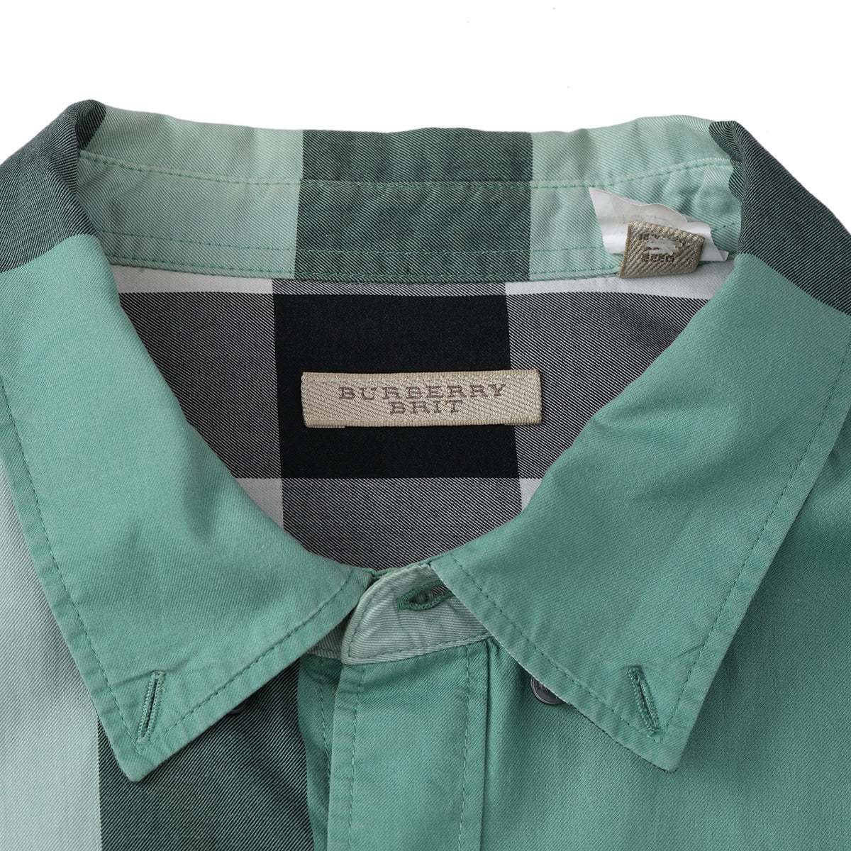 Brit Bi-color Half Sleeve Shirt in Green Size - XXXL