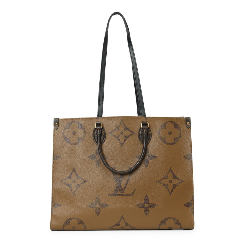 Louis vuitton brown monogram on the go gm bag price