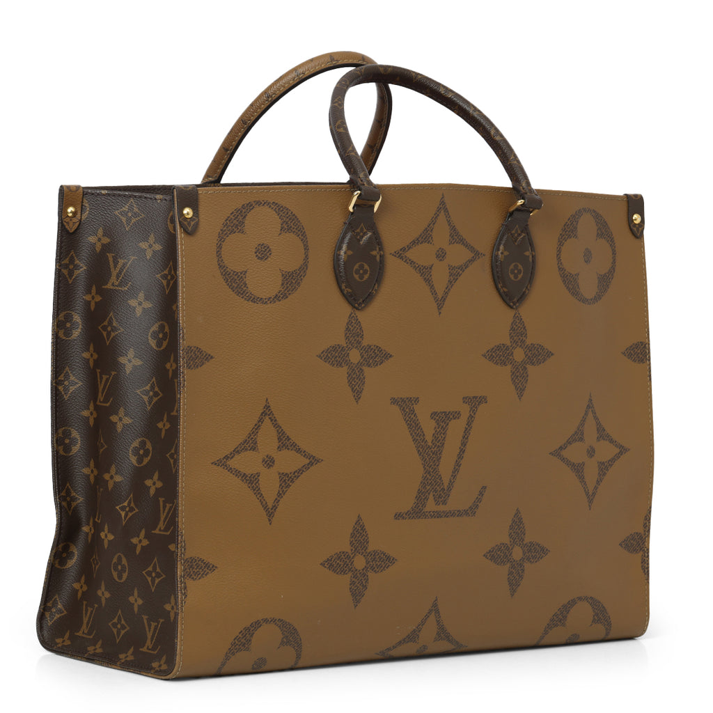 Shop Pre-Loved Louis Vuitton Brown Monogram On The Go GM Bag – 100