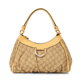 GG Canvas Small D-Ring Bag