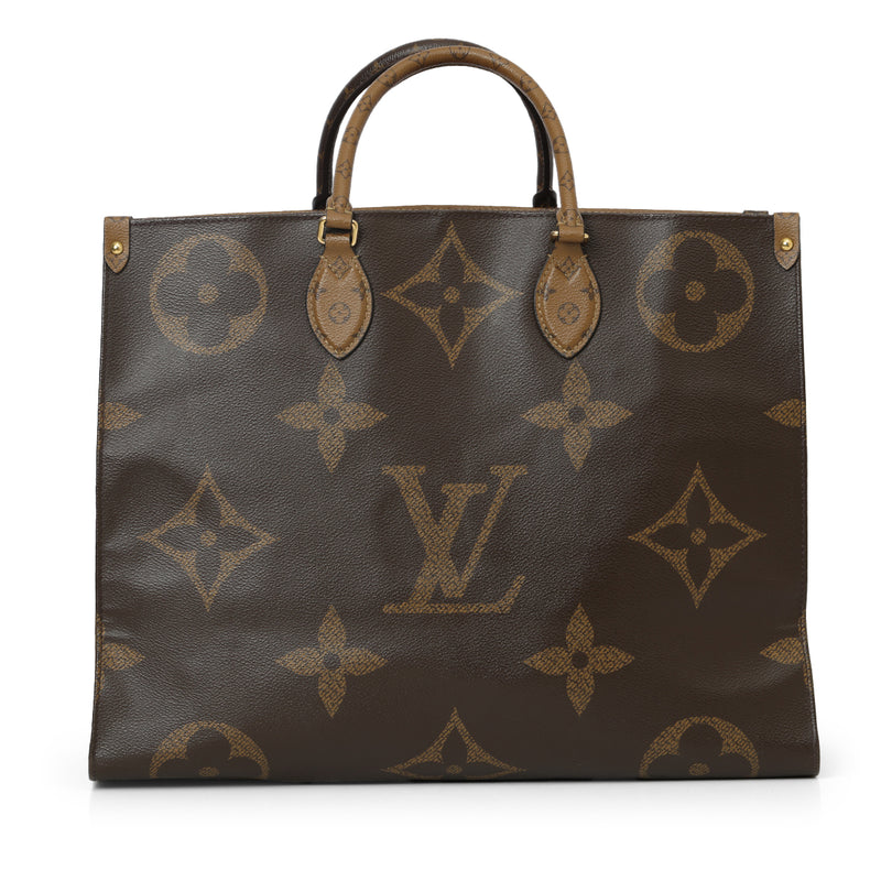 Louis Vuitton Brown Monogram On The Go GM Bag