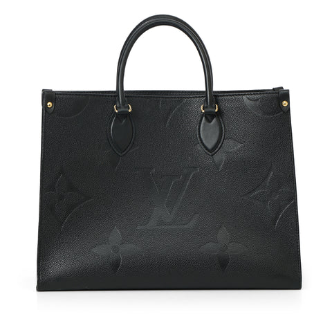 Black Monogram Empreinte OnTheGo MM Bag