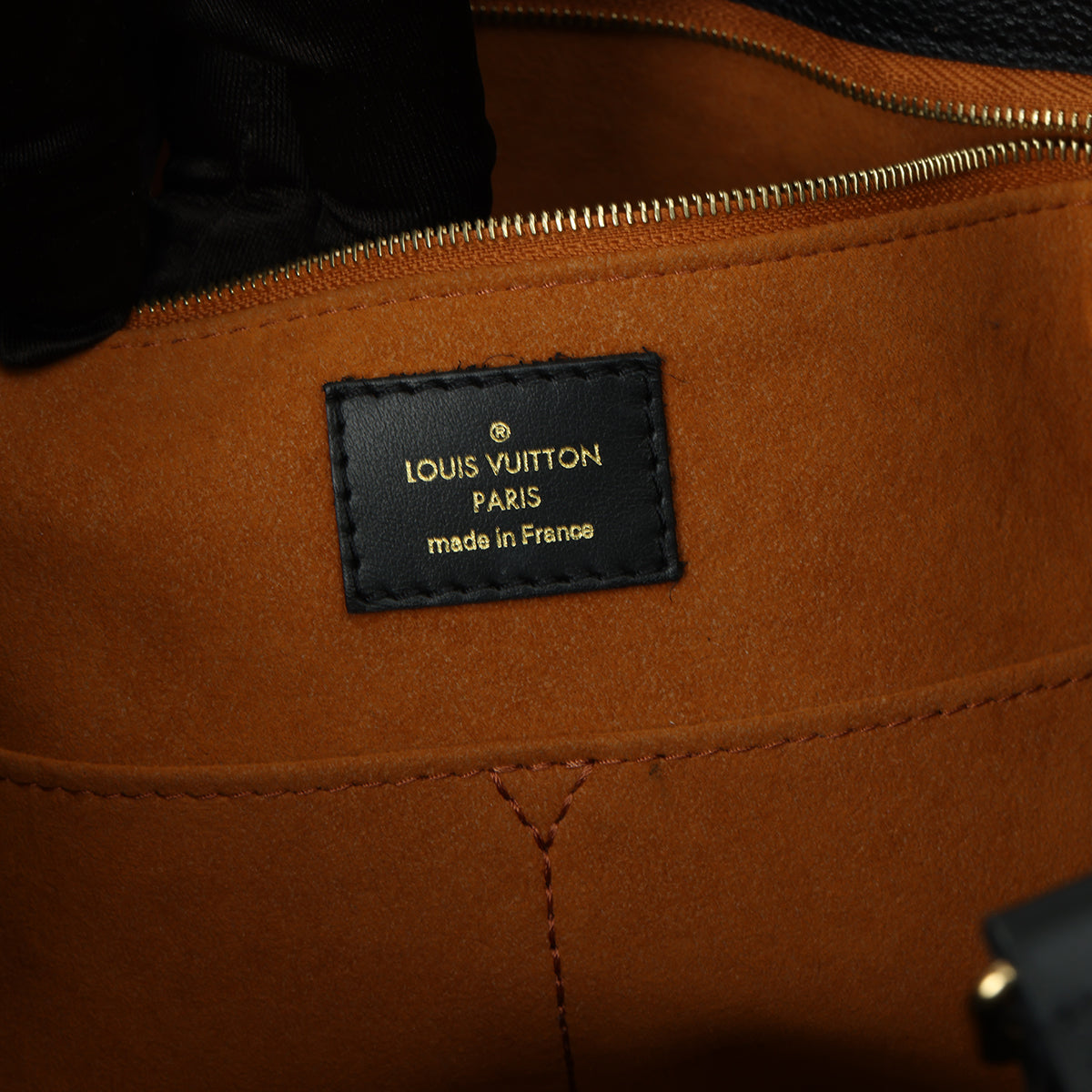 Black Monogram Empreinte OnTheGo MM Bag