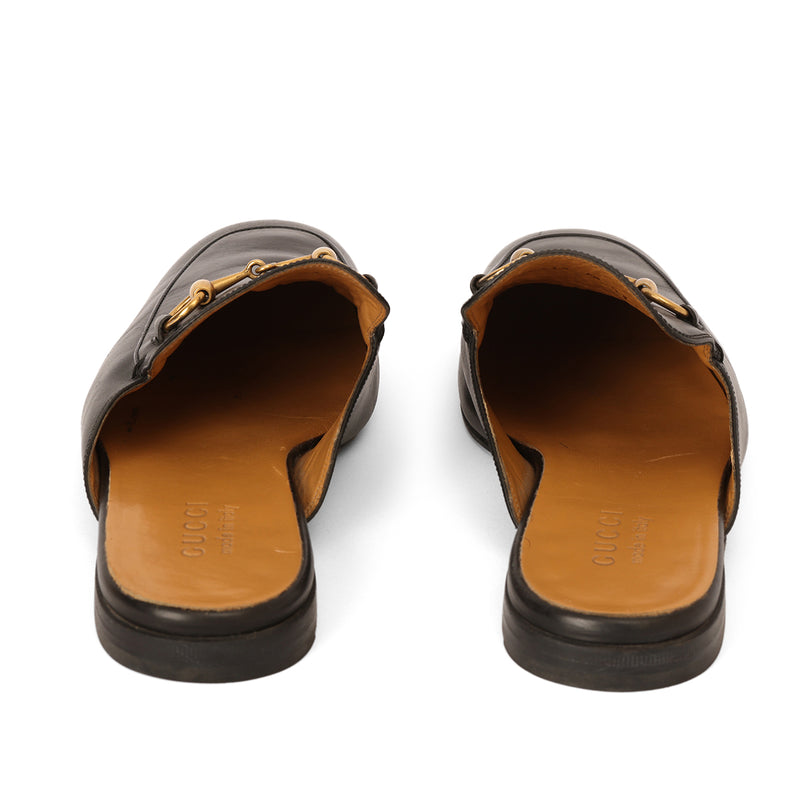 Women pre loved gucci princetown leather mules
