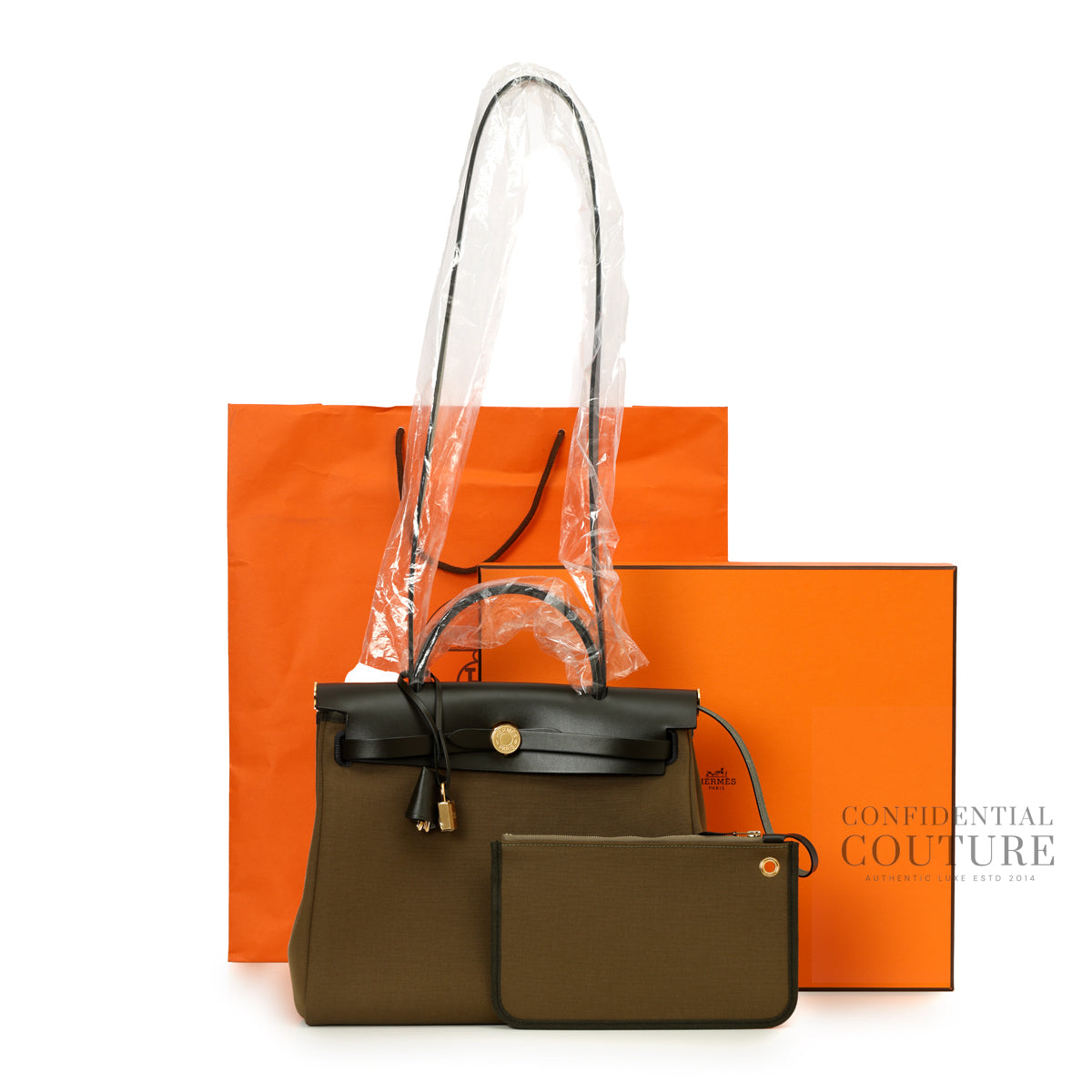 Herbag Zip 31 Vert Olive/Kaki With Gold Hardware | 2026