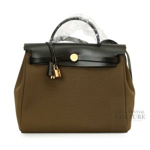 Herbag Zip 31 Vert Olive/Kaki With Gold Hardware | 2026
