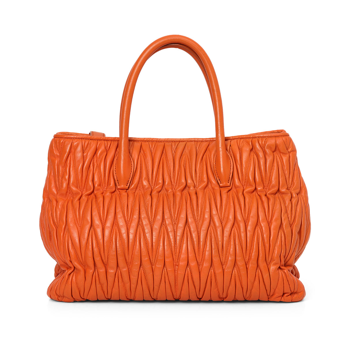 Matelassé Leather Tote