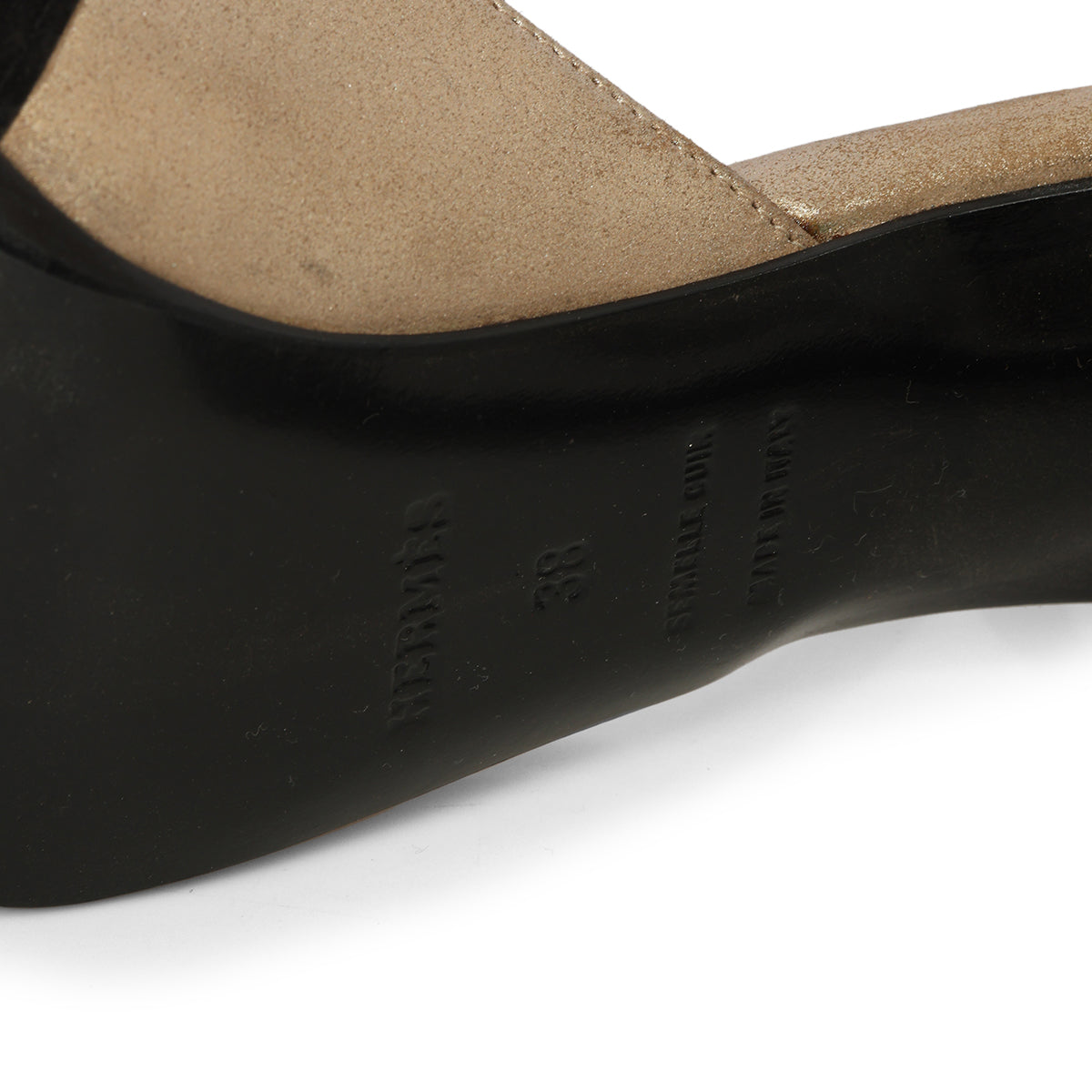 Suede Goatskin Premiere 70 Sandals Size: 38
