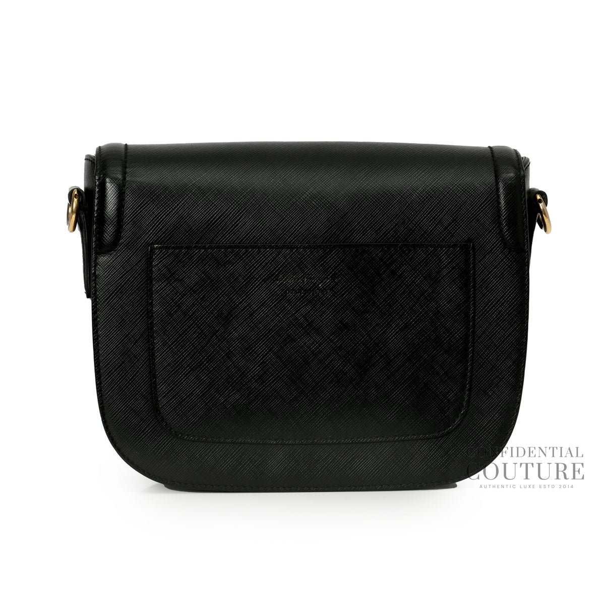 Black Small Greta Crossbody Bag
