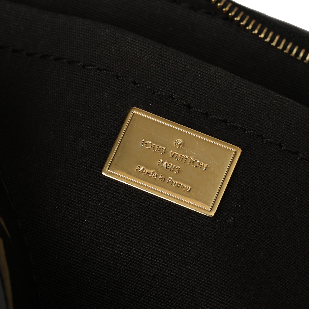 Black Monogram Vernis Santa Monica Shoulder Bag One Size