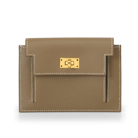 Kelly Compact Wallet - Etoupe Small