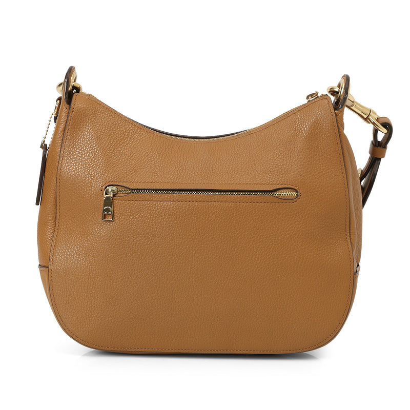 Coach tan jes leather hobo bag one size review