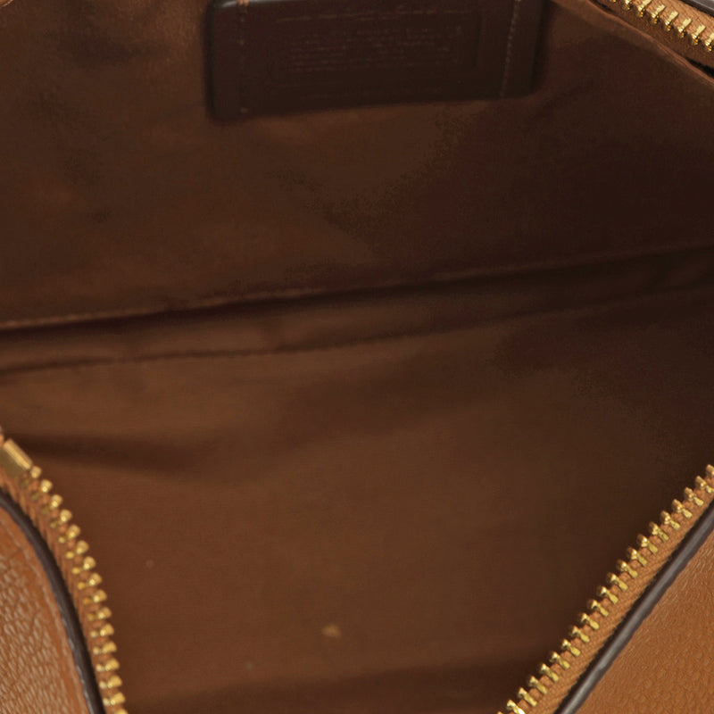 Coach tan jes leather hobo bag one size black