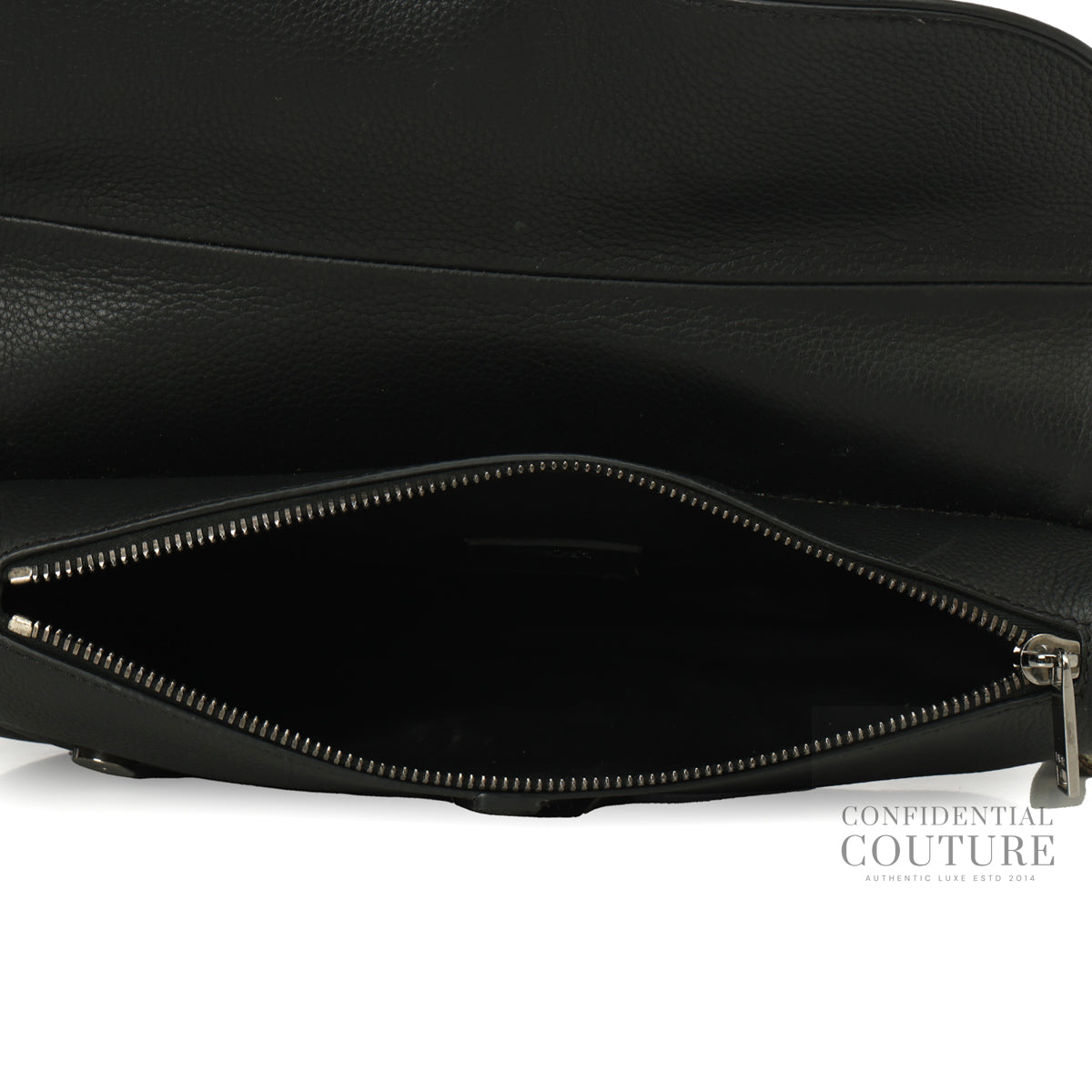 Saddle Messenger Shoulder Crossbody Bag Black