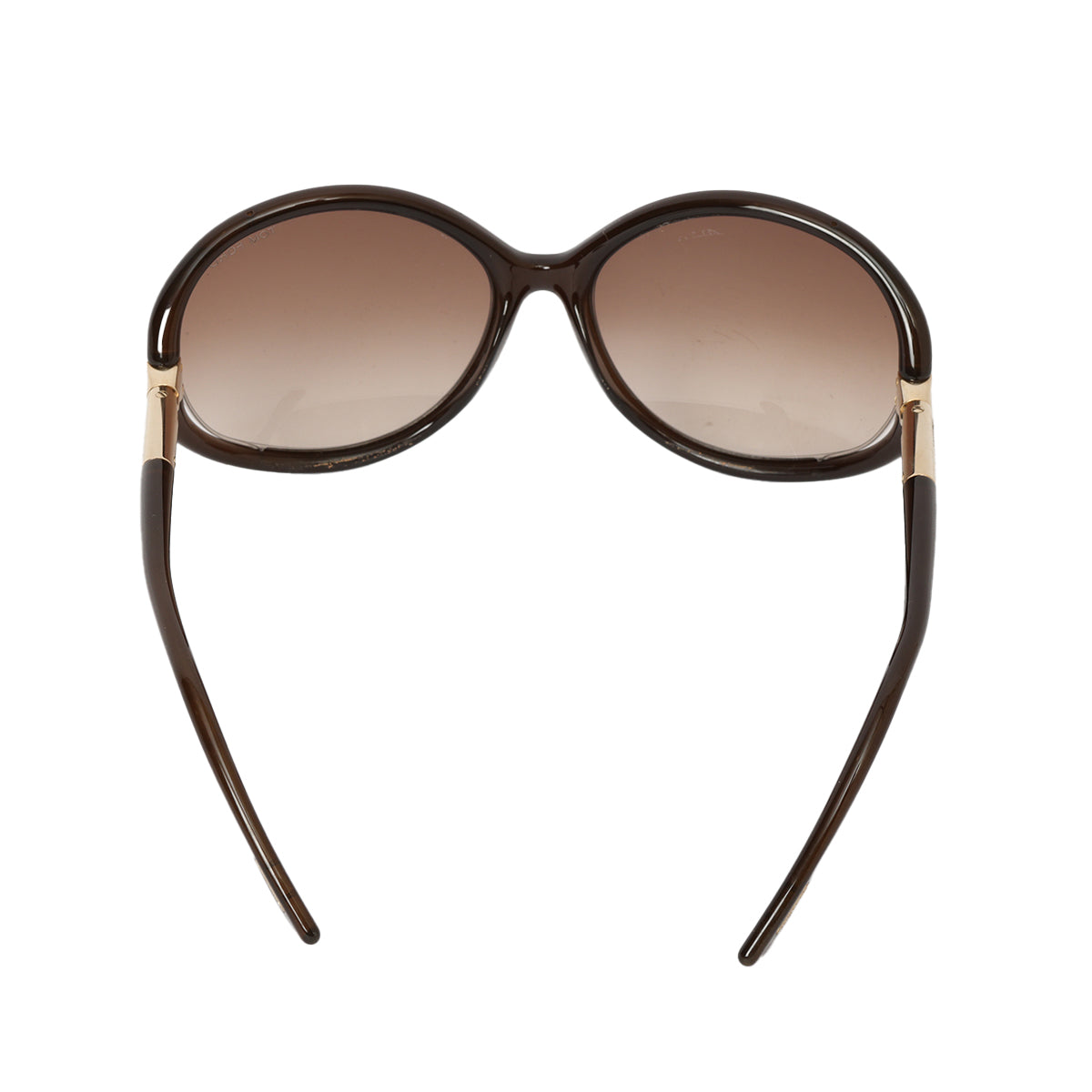 Brown Frame Oversized Sandrine Sunglasses