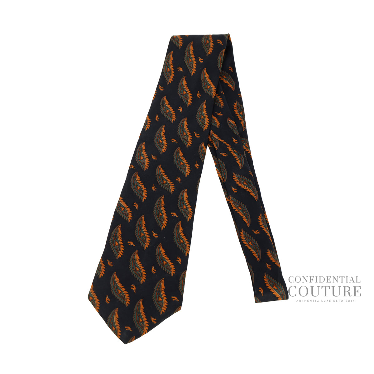 Monsieur Multicolor Paisley Silk Tie