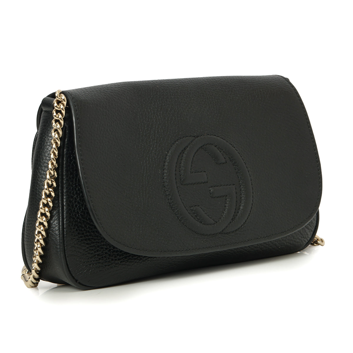 GG Interlocking Soho Black Crossbody