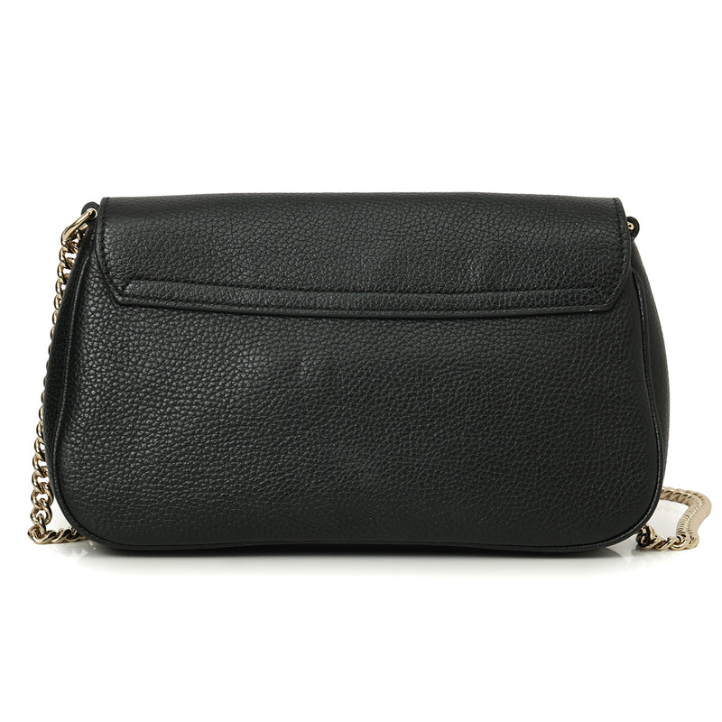 Women pre loved gucci gg interlocking soho black crossbody