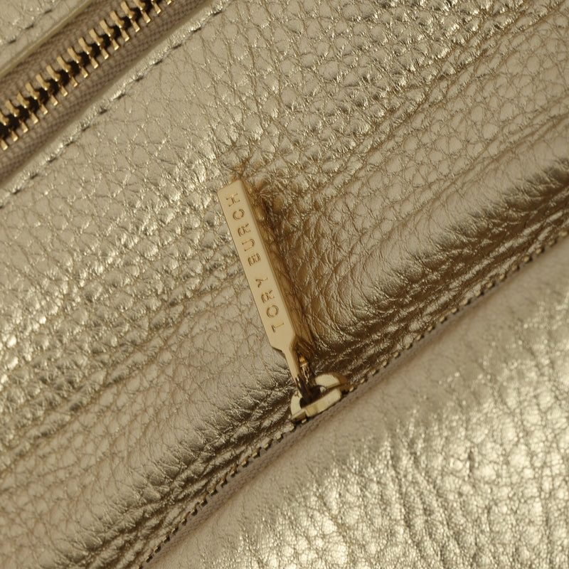 Pre-loved Tory Burch Gold Chain Clutch One Size