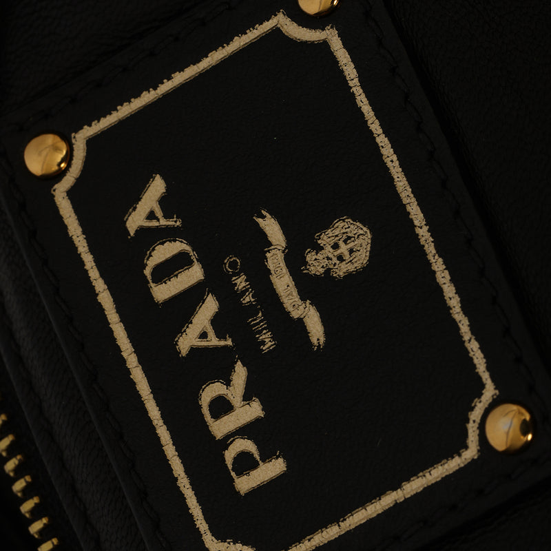 Women pre loved Prada Pitone Pietre Clutch