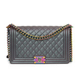 Boy Iridescent Rainbow Purple Crossbody