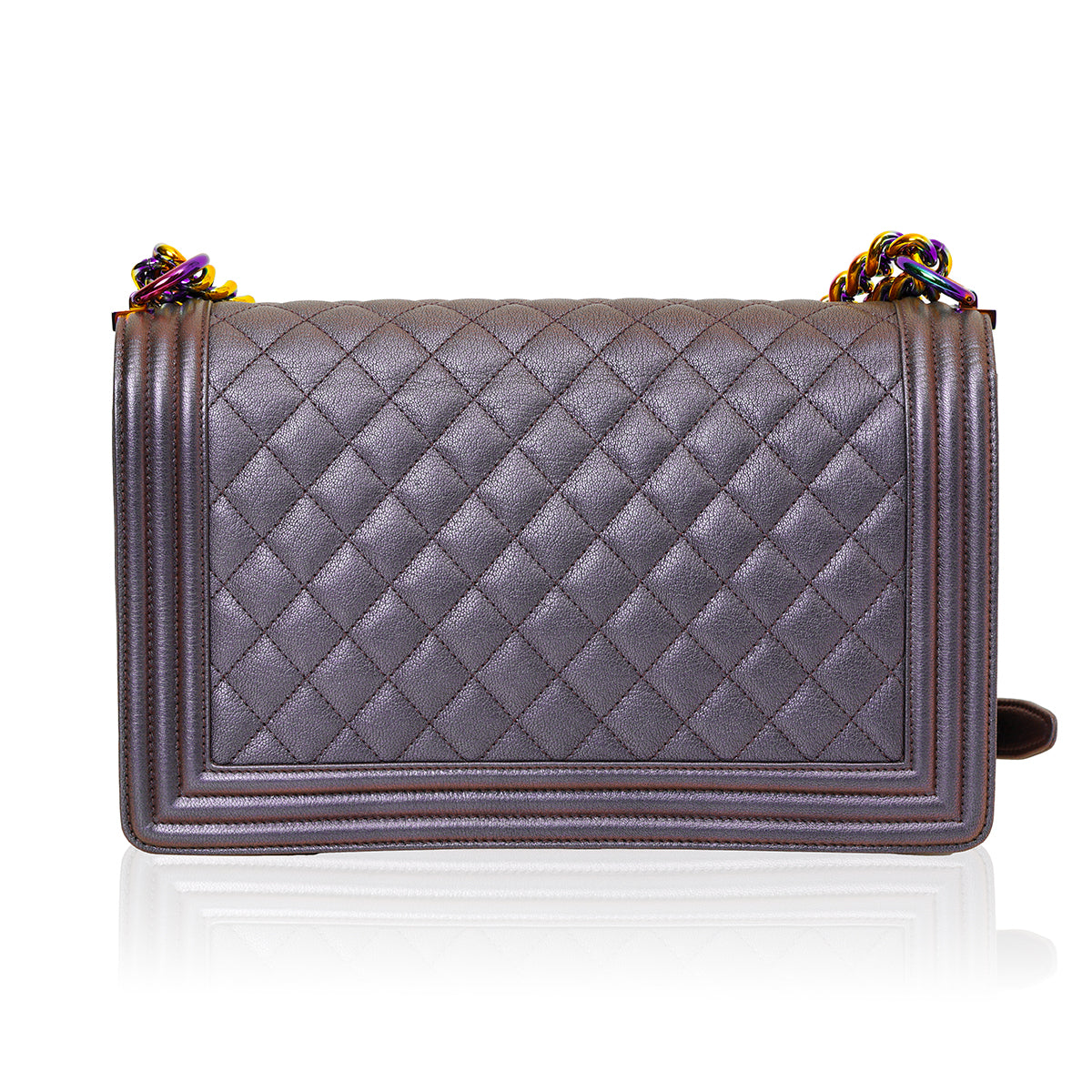 Boy Iridescent Rainbow Purple Crossbody