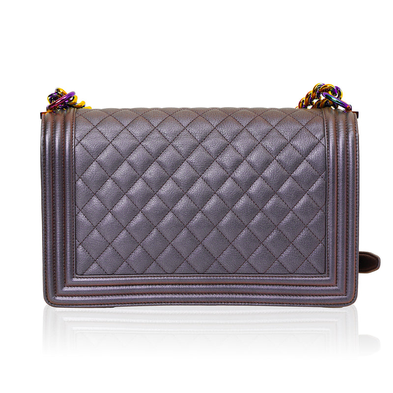 Boy Iridescent Rainbow Purple Crossbody