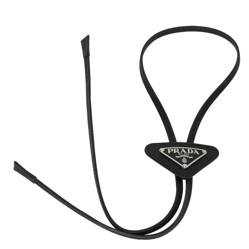Saffiano leather bolo tie Unisex