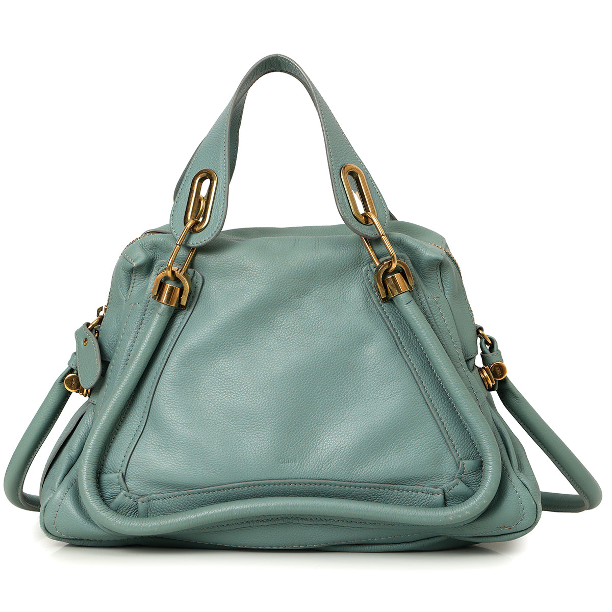 Medium Partay Handle Blue Bag