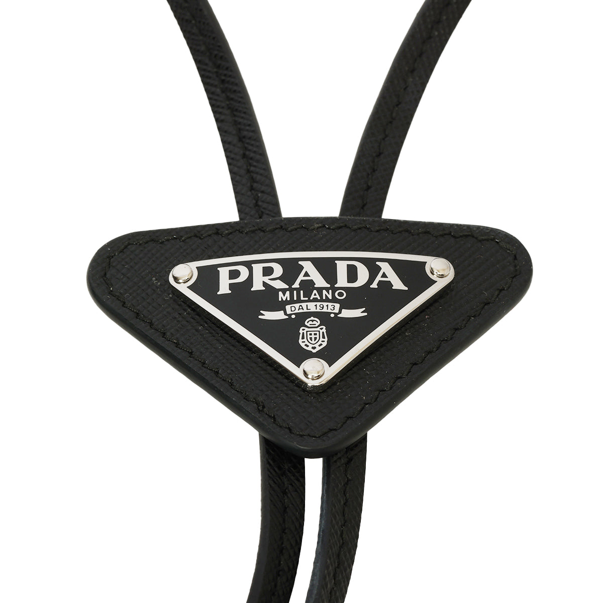 Saffiano leather bolo tie Unisex
