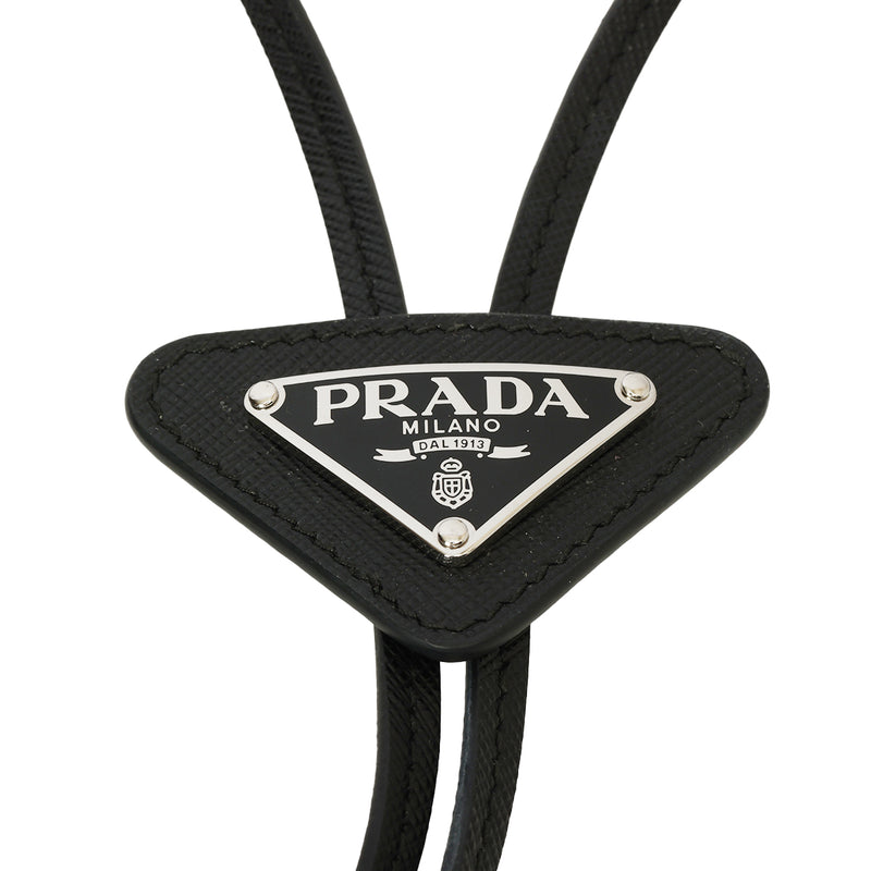 Saffiano leather bolo tie Unisex