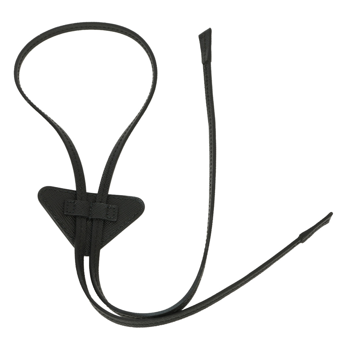 Saffiano leather bolo tie Unisex