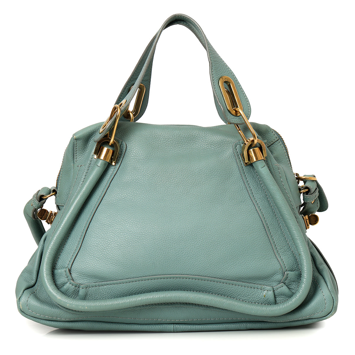 Medium Partay Handle Blue Bag