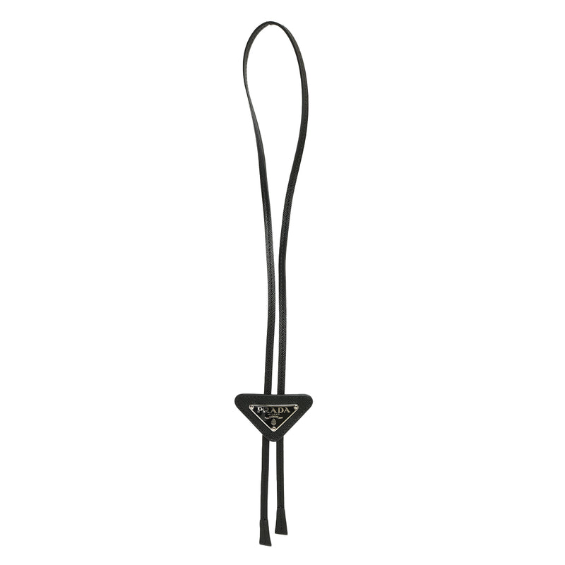 Saffiano leather bolo tie Unisex