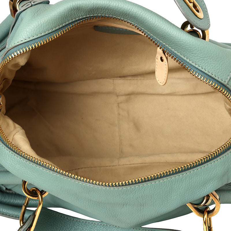 Medium Partay Handle Blue Bag